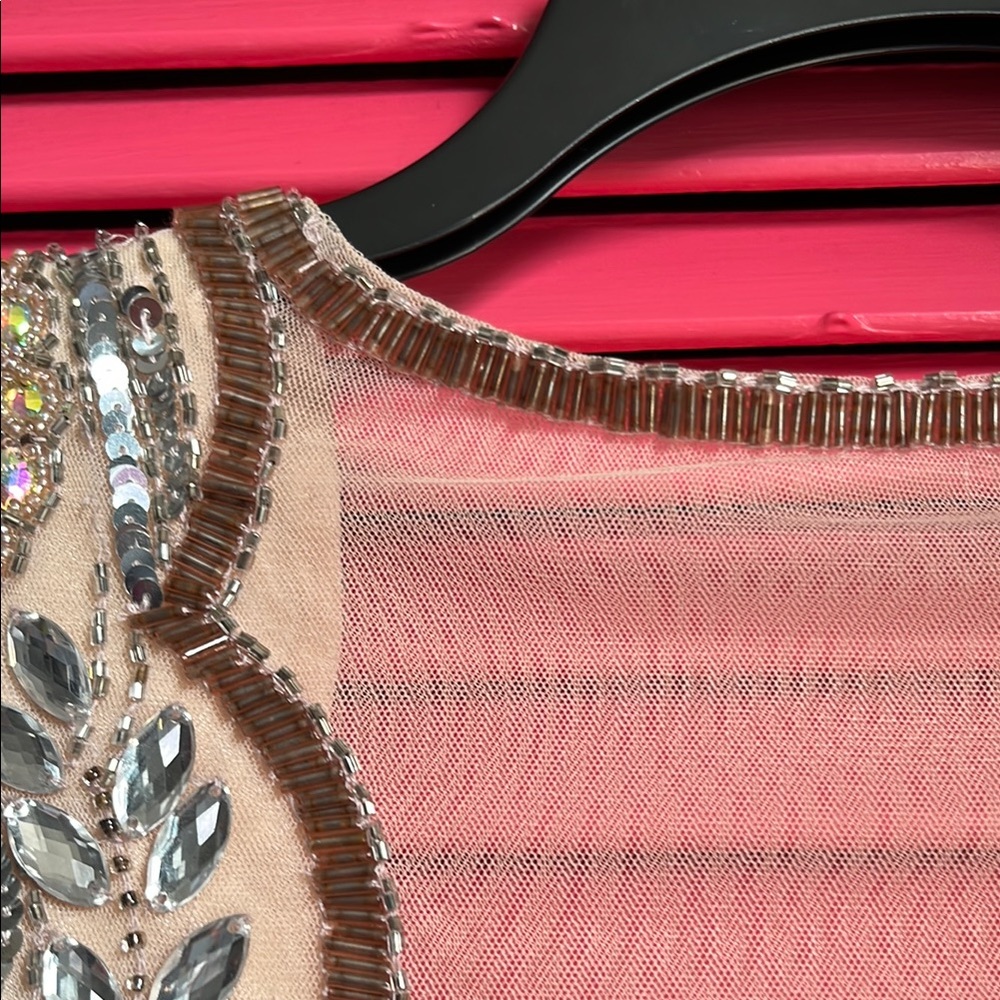 NWT Primavera Couture Gold and Silver Embellished Dress - Picture 11 of 17